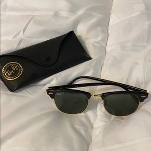 Ray-Ban Polarized Clubmaster Sunglasses